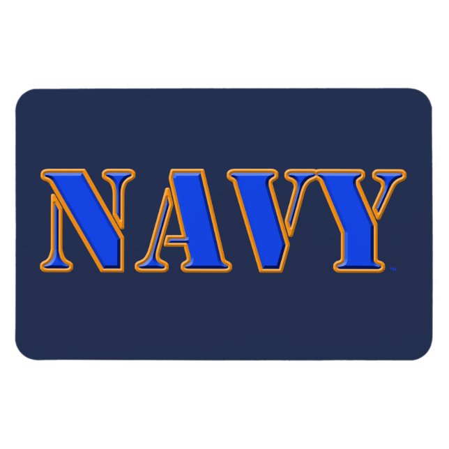 US Navy Flexibel Foto Magnet (Horisontell)
