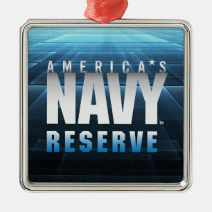 US Navy Förenta staternas flottreserv Julgransprydnad Metall