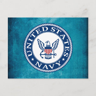 US Navy   Navy Alt Emblem Vykort