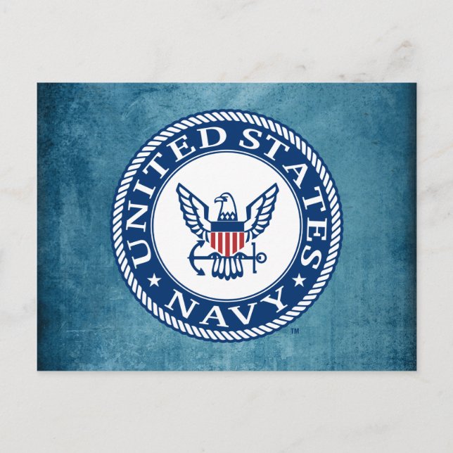 US Navy | Navy Alt Emblem Vykort (Framsida)