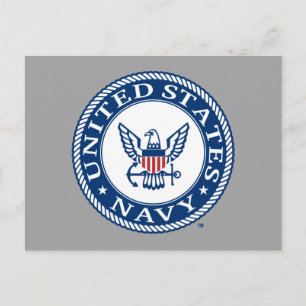 US Navy Navy Alt Emblem Vykort