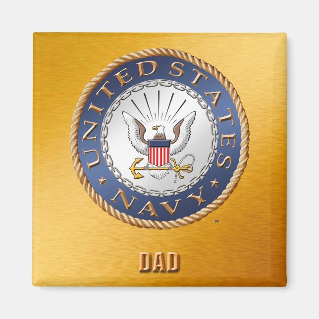 US Navy Pappa Magnet (Framsidan)