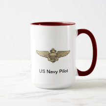 US Navy Pilot Mugg