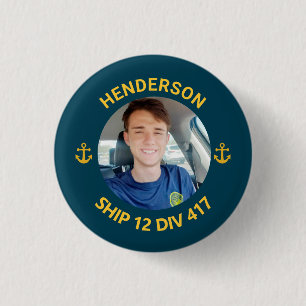US Navy PIR Photo Button Bootcamps Studenten Knapp