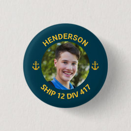US Navy PIR Photo Button Bootcamps Studenten Knapp