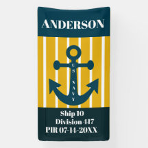 US Navy PIR Studenten Door Banner