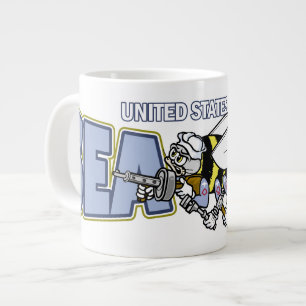 US Navy Seabee Jumbo Mugg