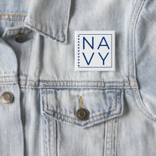 US NAVY-stift i Blue and White Knapp