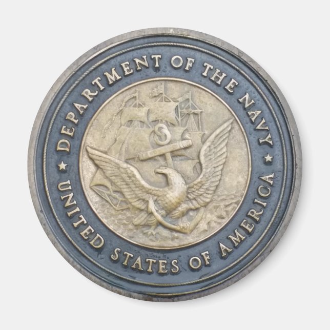 US NAVY vapensköld, emblem Magnet (Framsidan)