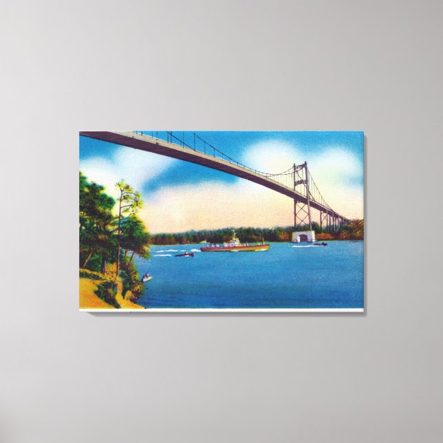 US Navy Vessel Canvastryck (Framsida)