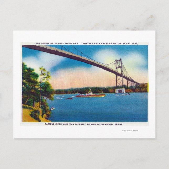 US Navy Vessel Vykort (Framsida)