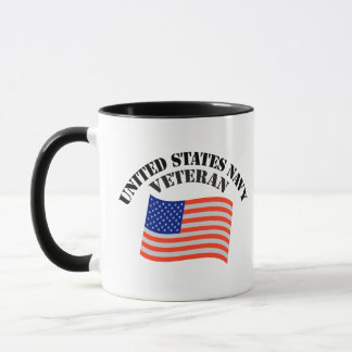 US NAVY VETERAN COMBO MUGG