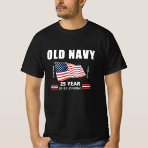 US Navy Veteran Flagga T Shirt