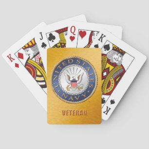 US Navy Veteran Spelkort
