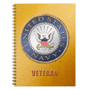 US Navy-veteran Spiral Foto Anteckningsbok