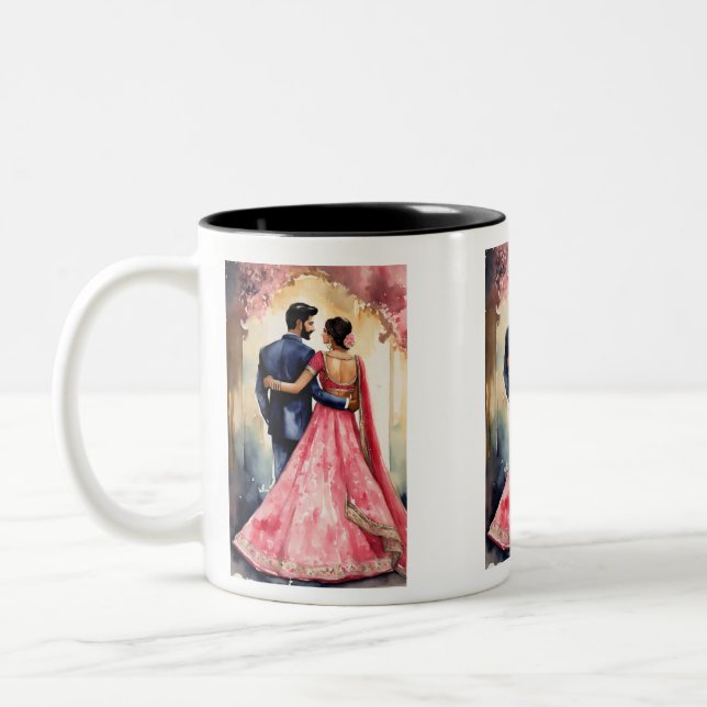 US NEW Swehoney: para mugs Två-Tonad Mugg (Vänster)