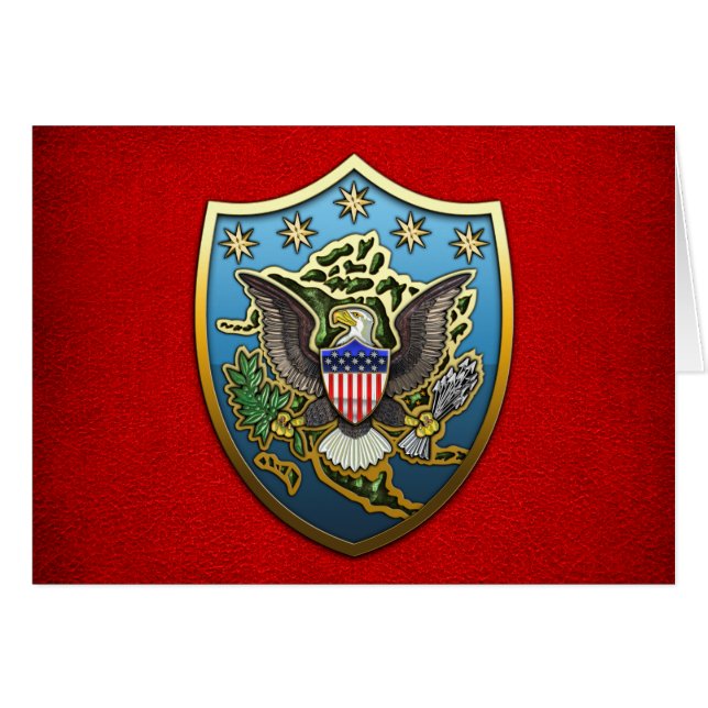 US Northern Command Hälsningskort (Framsidan Horizontal)
