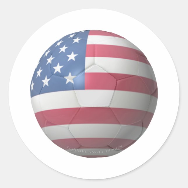 US Oceaner Runt Klistermärke (Framsida)