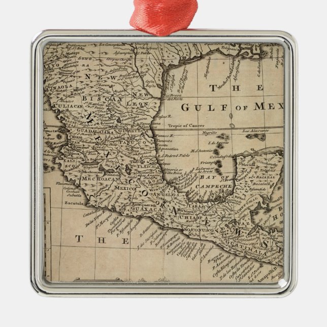 US och Mexico Julgransprydnad Metall (Framsidan)