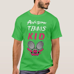US Open Tennis Kid Racket och Boll 4 T Shirt