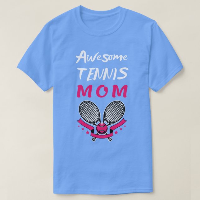 US Open Tennis Mamma Racket och Boll 1 T Shirt (Design framsida)