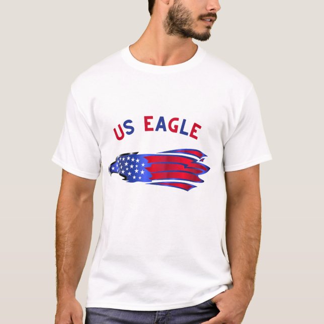 US Örn Symbol för frihet T Shirt (Framsida)