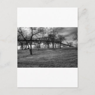 US överbryggar på port Arthur, TX. Svart och Vykort