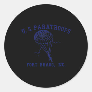 US Paratroops Fort Bragg Nc WW2 Runt Klistermärke