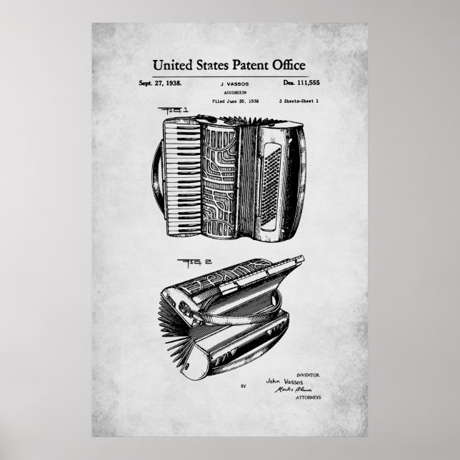 US Patent - Accordion Poster (Framsidan)