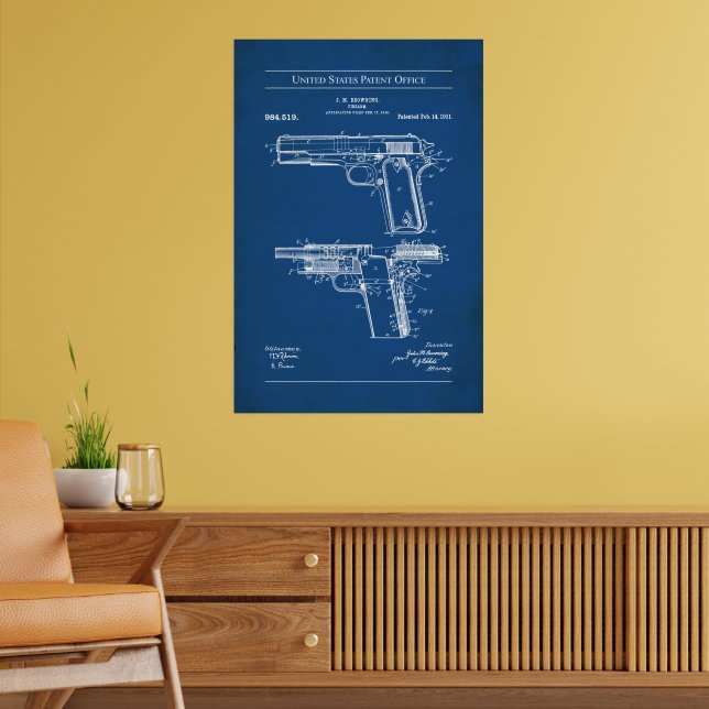 US Patent - Bläddra i M1911 Poster (Vardagsrum 2)