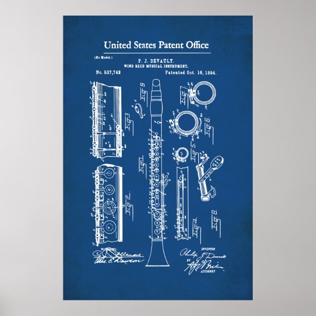 US Patent - Clarinet Poster (Framsidan)