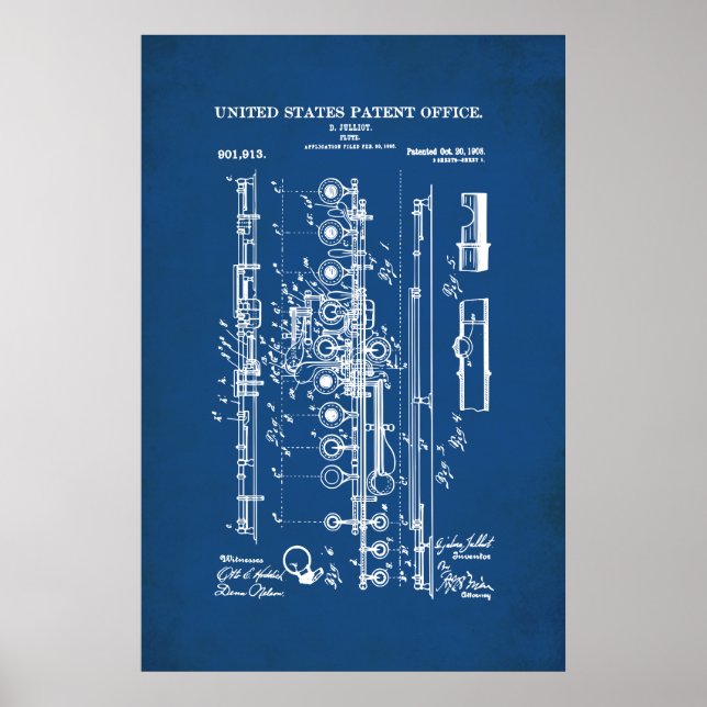 US Patent - Flute Poster (Framsidan)