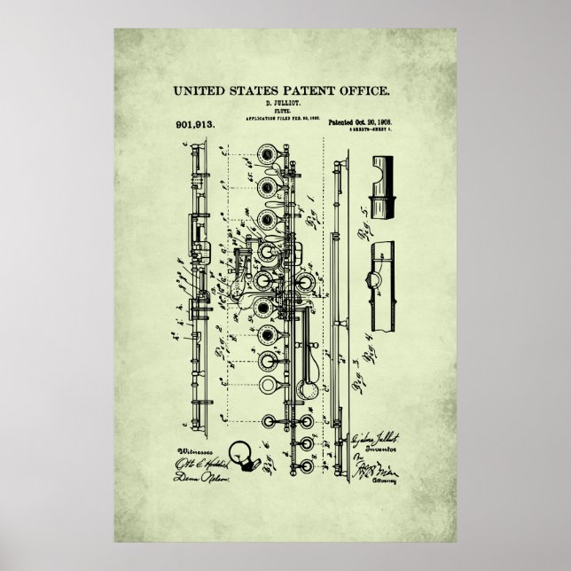 US Patent - Flute Poster (Framsidan)