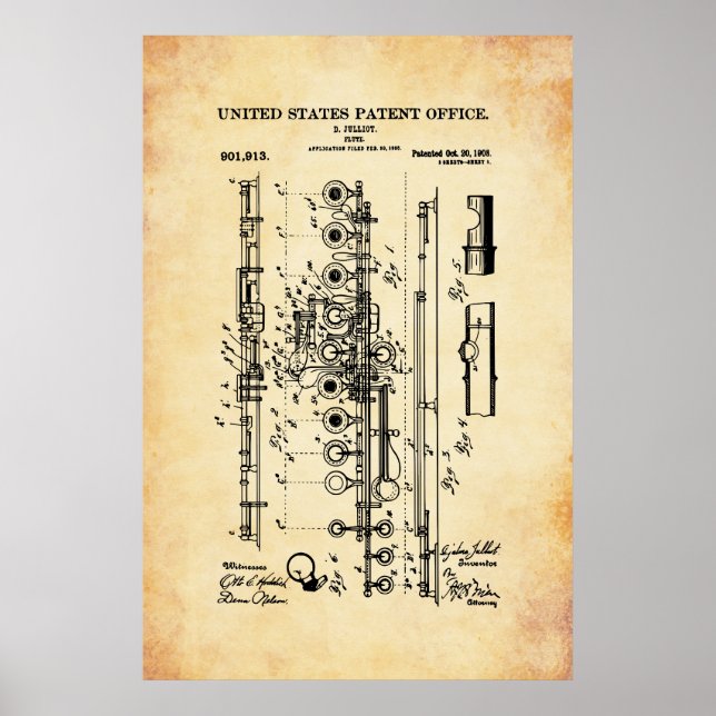 US Patent - Flute Poster (Framsidan)