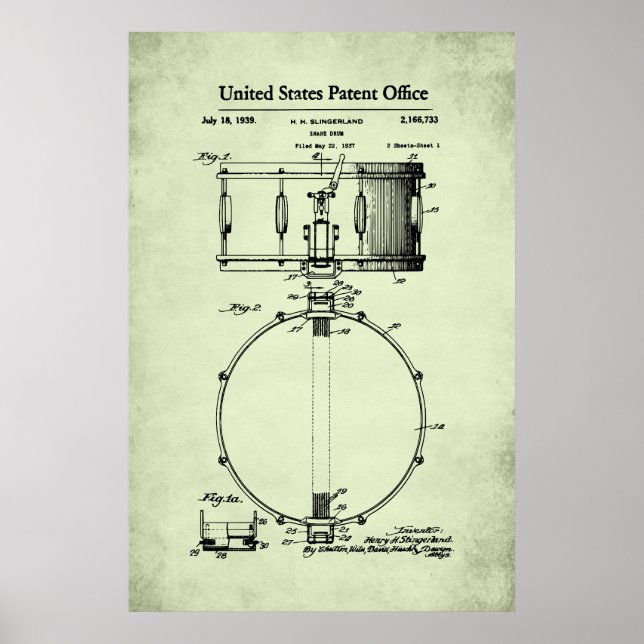 US Patent - Snare-rom Poster (Framsidan)