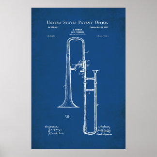 US-patent - Trombon Poster