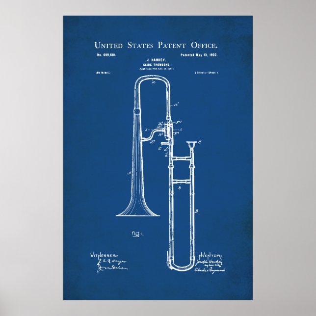 US-patent - Trombon Poster (Framsidan)