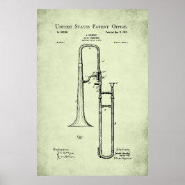 US Patent - Trombone Poster