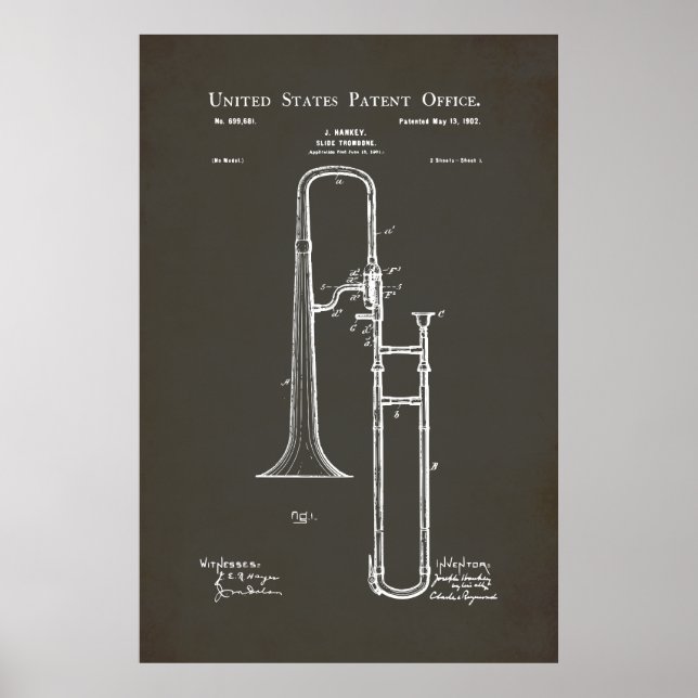 US Patent - Trombone Poster (Framsidan)