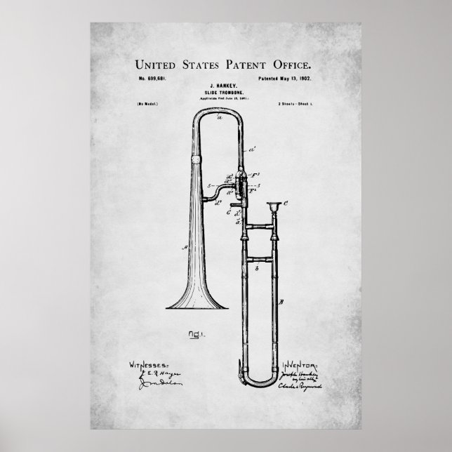 US Patent - Trombone Poster (Framsidan)