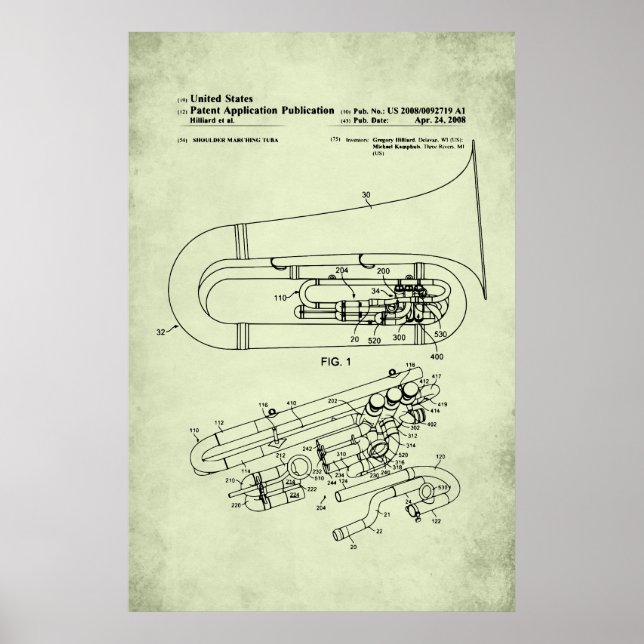 US Patent - Tuba Poster (Framsidan)