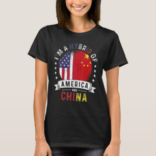US Patriot China Flagga American Chinese Grown T Shirt