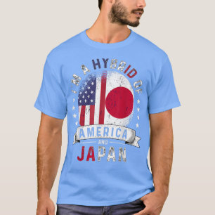 US Patriot Japan Flagga American Japansk Grown T Shirt