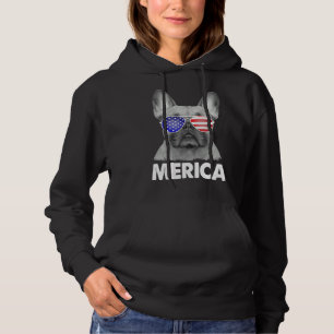 Us Patriotic Merica Fransk Bulldog Hund T Shirt