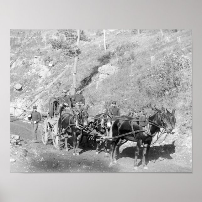 US Paymaster and Guards på Deadwood Road Poster (Framsidan)