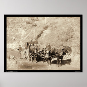Us-Paymaster & vakter Fort Meade SD 1888 Poster