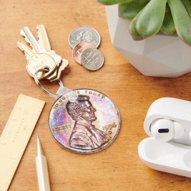 US Penny Kopparmynt Nyckelring (Skrivbord)