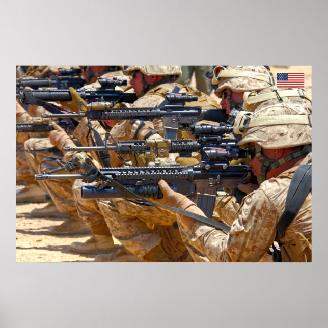 US PERSONAL KOMMANDOTRUPPER POSTER (Framsidan)