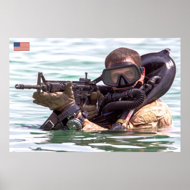 US PERSONAL KOMMANDOTRUPPER POSTER (Framsidan)