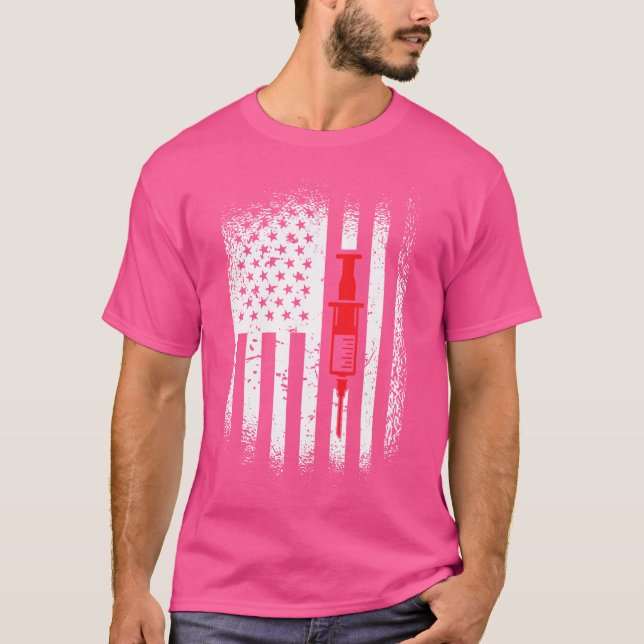 Us Phlebotomic Nurse Anesthesiolog Doktor T Shirt (Framsida)